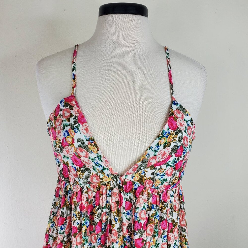 Olivaceous Women's Floral Top Sleeveless Size Small NWT Spaghetti Straps